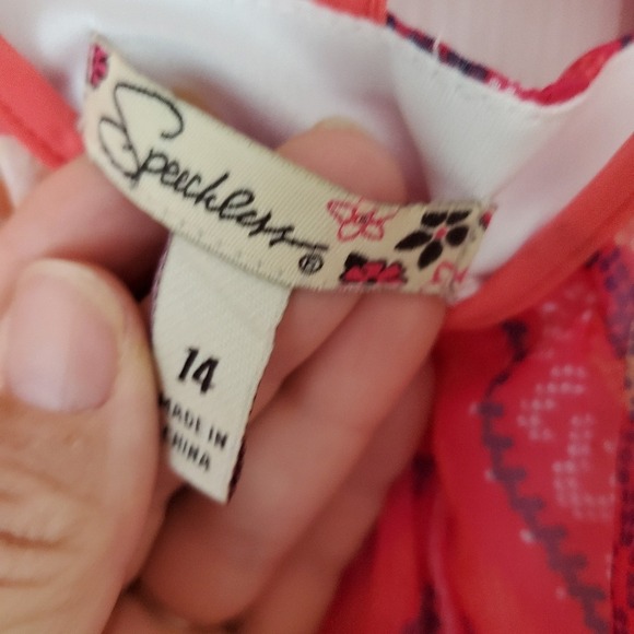 Girls Speechless Multicolor Dress Sz:14 - Picture 2 of 4